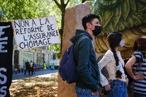 Gathering Against The Reform Of Unemployment Insurance - Toulouse
