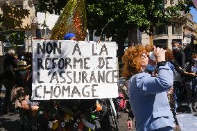 Gathering Against The Reform Of Unemployment Insurance - Toulouse