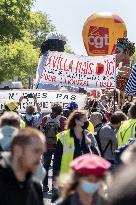 Rally Against Reform Of Unemployment Benefit System - Paris