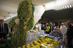 Pope spends name-day with poor receiving Covid-19 vaccine