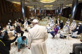 Pope spends name-day with poor receiving Covid-19 vaccine