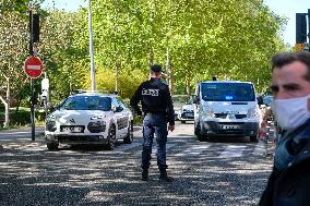 Jean Castex visits central police station - Toulouse