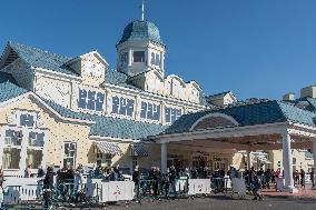 Vaccination center installed in Newport Hotel at Disneyland Paris