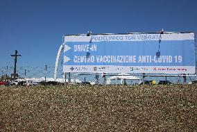 New vaccination center in Rome