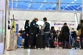 Police Control At Orly Airport - Paris