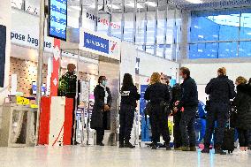 Police Control At Orly Airport - Paris