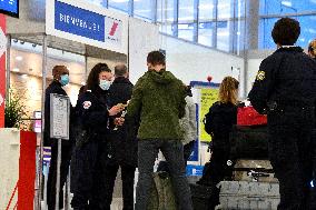 Police Control At Orly Airport - Paris