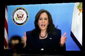 Kamala Harris on COVID-19 public education - Washington
