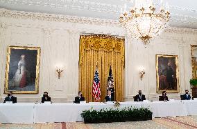 President Biden Holds Cabinet Meeting