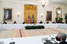 President Biden Holds Cabinet Meeting