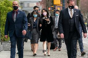 Huawei CFO Meng Wanzhou Extradition Hearing - Vancouver