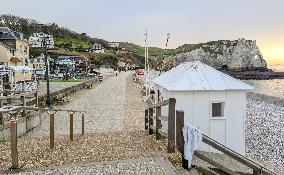 Tourist Town Etretat Deserted Amid Pandemic - France