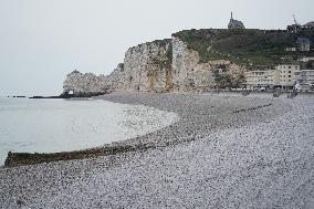 Tourist Town Etretat Deserted Amid Pandemic - France