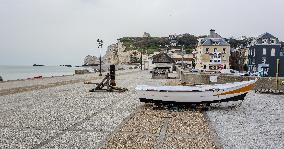 Tourist Town Etretat Deserted Amid Pandemic - France