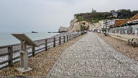 Tourist Town Etretat Deserted Amid Pandemic - France