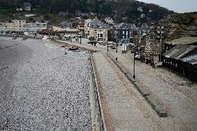 Tourist Town Etretat Deserted Amid Pandemic - France