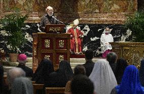 Pope Francis Leads Good Friday Mass - Vatican