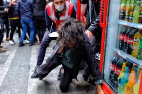 Violent police response to Bogazici University protest - Istanbul