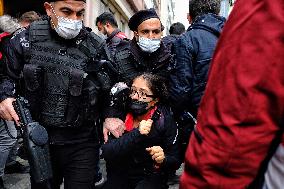 Violent police response to Bogazici University protest - Istanbul