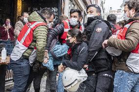 Violent police response to Bogazici University protest - Istanbul