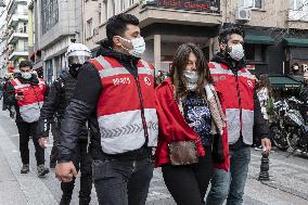 Violent police response to Bogazici University protest - Istanbul