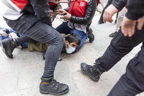 Violent police response to Bogazici University protest - Istanbul