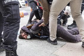 Violent police response to Bogazici University protest - Istanbul