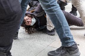 Violent police response to Bogazici University protest - Istanbul