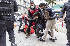 Violent police response to Bogazici University protest - Istanbul