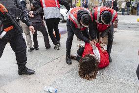 Violent police response to Bogazici University protest - Istanbul