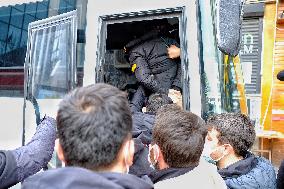 Violent police response to Bogazici University protest - Istanbul