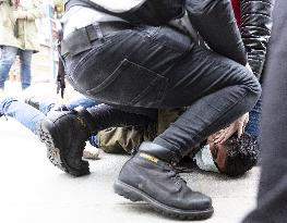 Police terror at Bogazici students protest - Istanbul