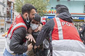 Police terror at Bogazici students protest - Istanbul