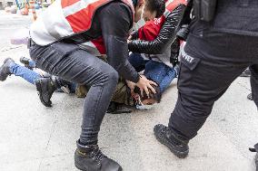 Police terror at Bogazici students protest - Istanbul