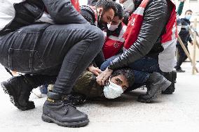 Police terror at Bogazici students protest - Istanbul