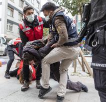 Police terror at Bogazici students protest - Istanbul