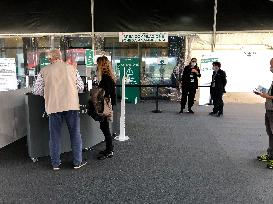 Elderly Vaccination Center in Milan