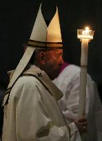 Pope Francis leads the Easter Vigil Mass - Vatican