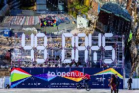 Countdown for the Eurovision song contest - Rotterdam