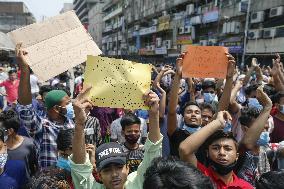 Protest against lockdown - Dhaka