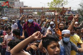 Protest against lockdown - Dhaka