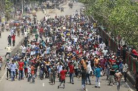 Protest against lockdown - Dhaka