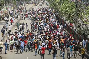 Protest against lockdown - Dhaka