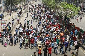 Protest against lockdown - Dhaka