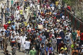 Protest against lockdown - Dhaka