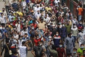 Protest against lockdown - Dhaka