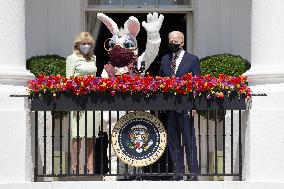 US President Joe Biden delivers remarks regarding Easter