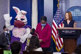 Easter bunny at the White House