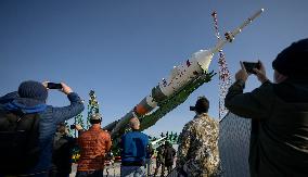 Expedition 65 Soyuz Rollout - Kazakhstan