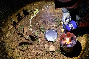 Candles In The Côte D'or Vineyards To Combat Frost